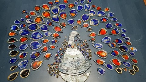 Keramika, Mozaika páv sperkyjoha mozaika keramika 