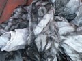 Šál černo šedý,lehce bílý 180x90 cm
