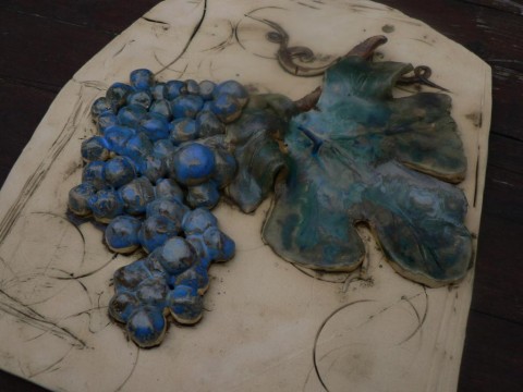 Víno dozrálo keramika sperkyjoha ceramic angel keramický kachel 