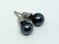 Pecky kuličky perleťové černé
