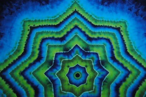 Tapiserie/Šátek - Tajemná noc obraz hvězda šátek šál vesmír mandala hippie batikovaný tapiserie 