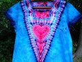 Batikované tričko - V srdci klid