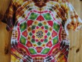 Batik. tričko L - V medu květ