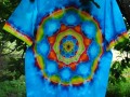 Batikované tričko XL-Slunečný den