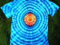 Batikované tričko -Slunce v duši
