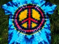Batik,tričko 2XL-Make peace not war