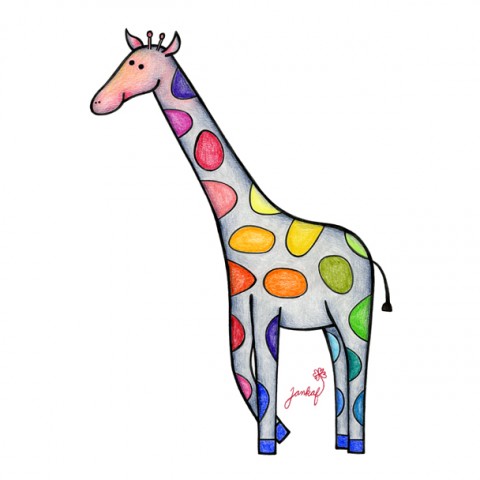 Magnet žirafa magnet 