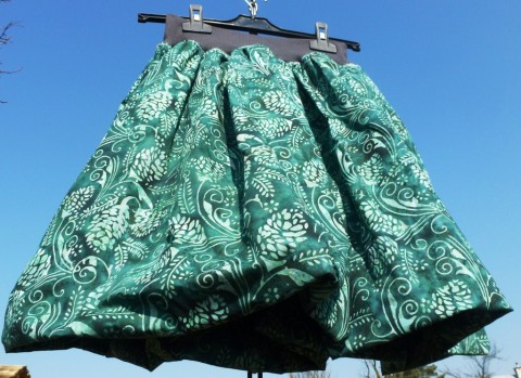 Balonová  sukně VII. sukýnka batika sukně nadýchaná balonová 