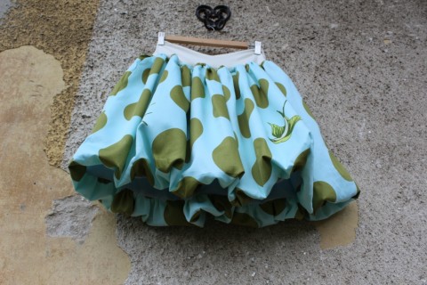 Balonová  sukně Tula Green sukýnka sukně nadýchaná balonová 