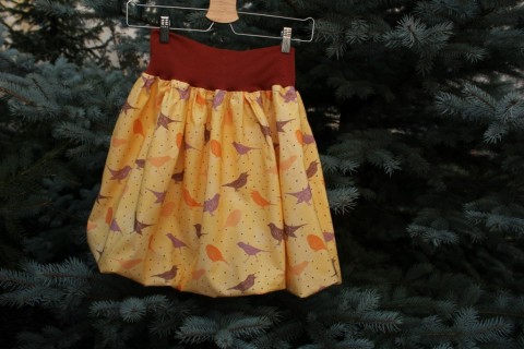 Balonová sukně Pippi yellow sukýnka sukně nadýchaná balonová liška 