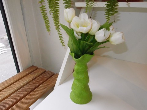Váza zelená váza keramika vázy 