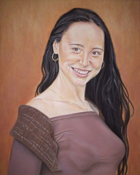 Portrét jedné osoby formátu 40x50cm portrétování na zakázku kreslení 