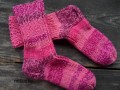 růž.ponožky 21-délka28-29cm