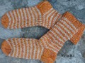 oranžové ponožky 17, délka 28-29cm