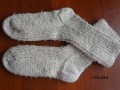 béžové ponožky 49 - délka 28-29 cm