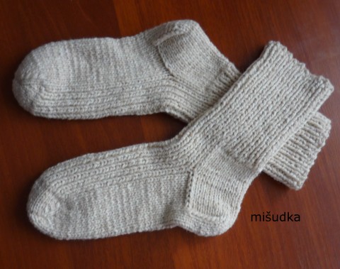 béžové ponožky 45 - délka 27-28cm ponožky nohy dámské příjemné pánské béžové 