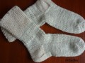 bílé ponožky 59 - délka 27-28cm
