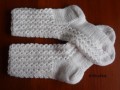 bílé ponožky 71 - délka 27-28cm