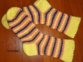 pruhované ponožky74 - dlka 26cm