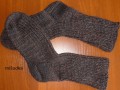 hnědé ponožky 26 - délka 28-29cm
