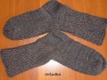 hnědé ponožky 26 - délka 28-29cm