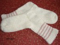 ponožky bílé 77-.délka 29.30cm