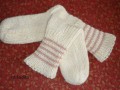 ponožky bílé 77-.délka 29.30cm