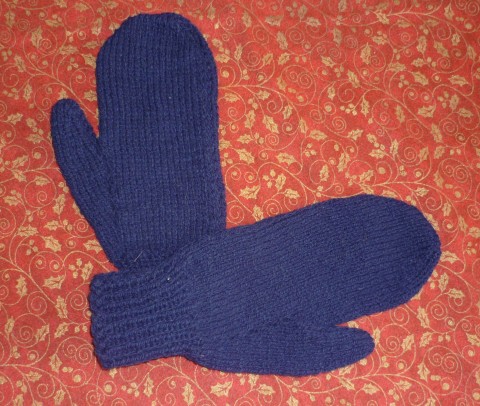 rukavice modré 8 modré návleky rukavice dámské ruce příjemné pánské palčáky 