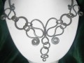 Romantický ocelový náhrdelník