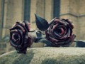 Kovaná růže RUDÁ
