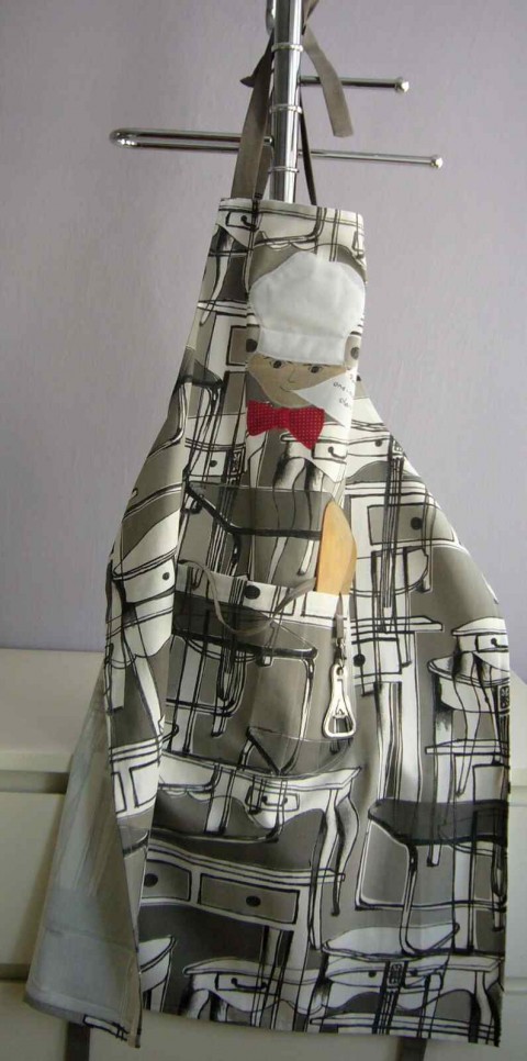 Zástěra pro muže dárek patchwork bavlna veselá originál zástěra pro muže jediná prací 