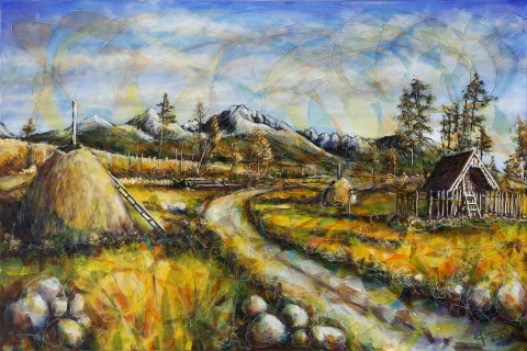 Cestou do Tatier obraz malba umělecký umění expresionismus tatry exprese gerlach umnění dílo expresivní 