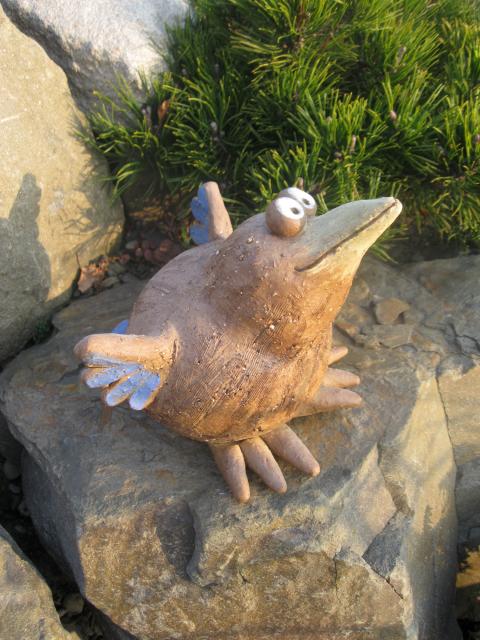Keramický pták dekorace pták keramický 