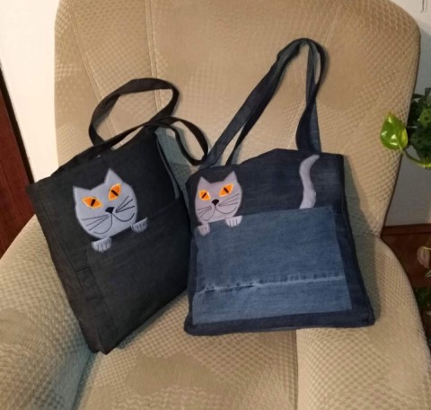 Pro milovnice koček 2 - Mňau kabelka dárek taška dáreček praktická pro maminku pro babičku pro volný čas 