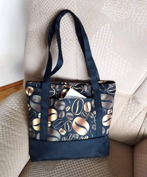 Taška - kabelka - kávová kabelka dárek taška dáreček praktická do práce pro maminku pro babičku nepromokavá pro volný čas pevná taška 