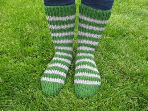 Pánské ponožky zelená zima podzim pletení šedá akryl ponožky muž 