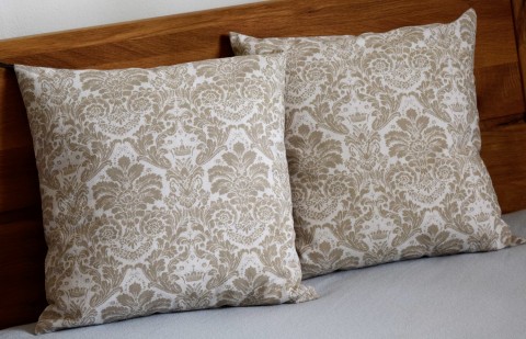 Povlak na polštářek - ornamenty domov bavlna byt dekorativní polštář povlak venkov bytový textil 