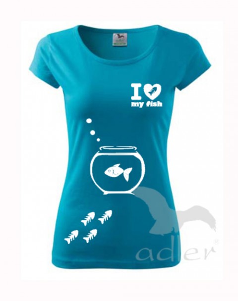 I love my pet - rybičky triko tričko domácí mazlíček 