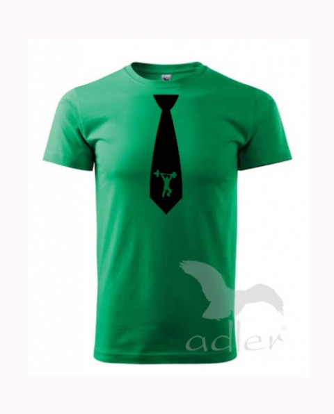 Kravaťák - vzpěrač triko tričko kravata záliby 