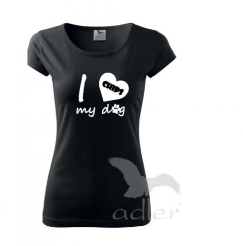 I love my dog II. - Jméno na přání pes triko tričko 
