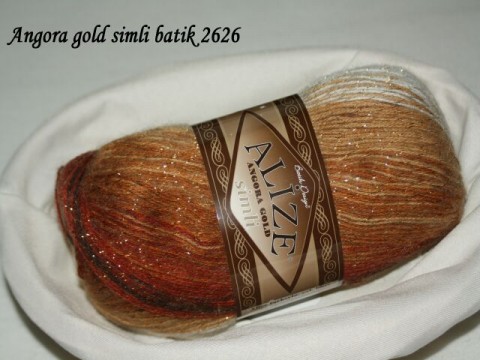 Příze ALIZE Angora gold simli batik příze příze na pletení příze alize vlna alize příze s lesklým vláknem 