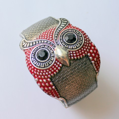 Moudrá sova - náramek šperk náramek originální dárek elegantní dámský 
