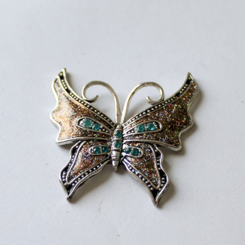 Motýl - brož brož dárek moderní elegantní luxusní 