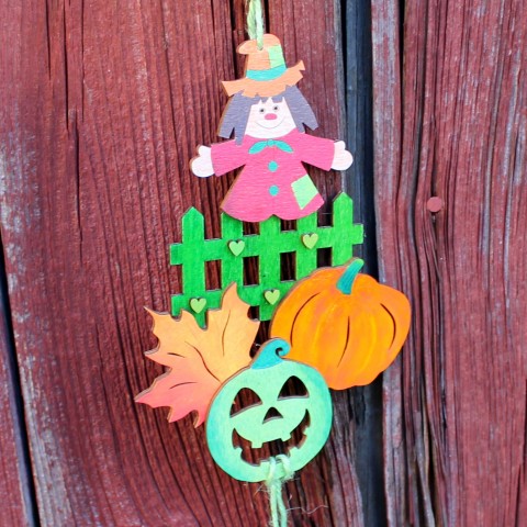 Strašák - závěsná dekorace dekorace dárek podzim věnec zahrada úroda 