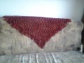 šátek černo - červený