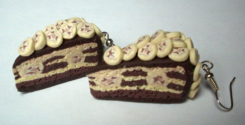 BANÁNOVÉ DORTÍKY banán dortík miniaturní jídlo 