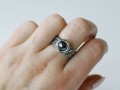 prsten NAOMI .. ( hematit )