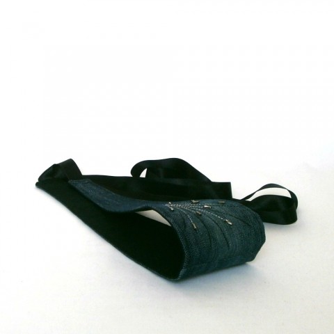 Pásek džínový SURREY pásek opasek textilní džínový rifle riflový jeansový 
