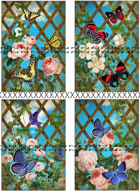 Bavlněná látka-panel výběr A134 bavlněné panely 