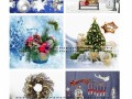 Vánoční bavlněné panely - výběr VS3